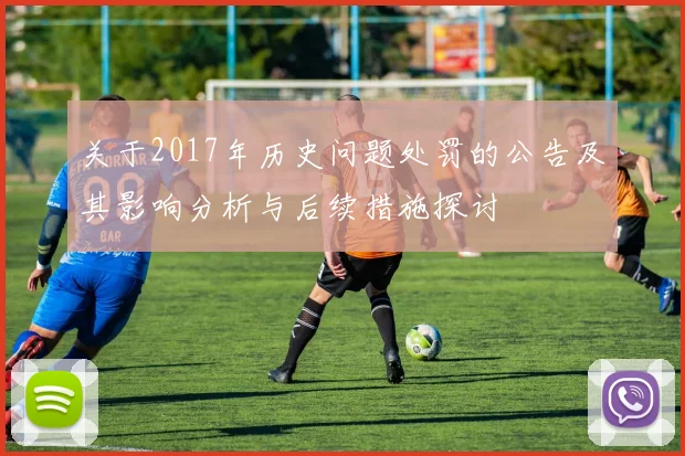 关于2017年历史问题处罚的公告及其影响分析与后续措施探讨